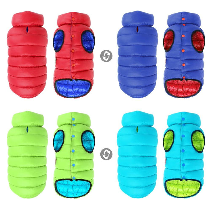 Reversible Dog Puffer Jacket