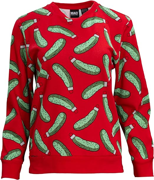 Rick and Morty Pickle Youth Unisex Red Sweatshirt - TVStoreOnline