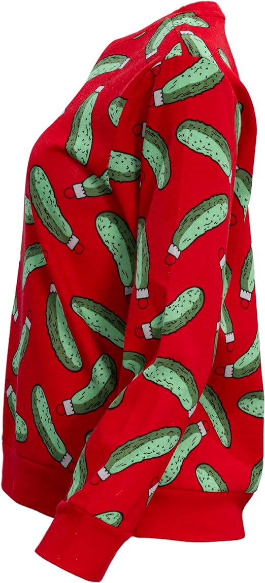 Rick and Morty Pickle Youth Unisex Red Sweatshirt - TVStoreOnline