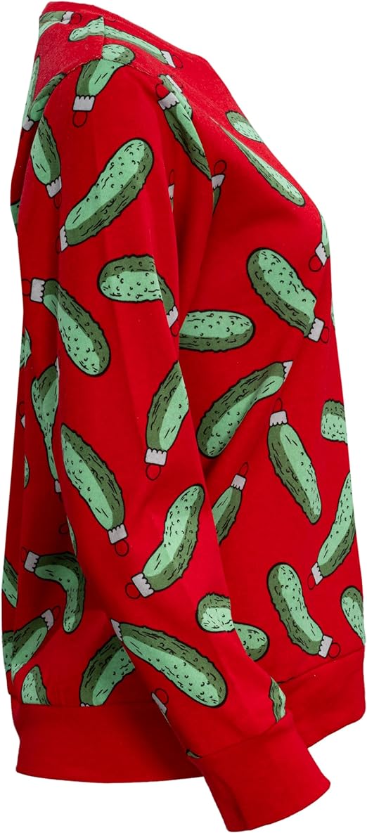 Rick and Morty Pickle Youth Unisex Red Sweatshirt - TVStoreOnline