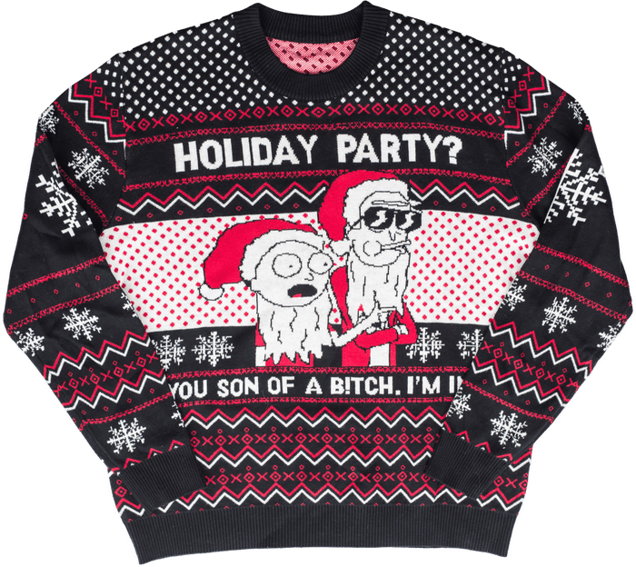 Rick and Morty Son of a B Sweater