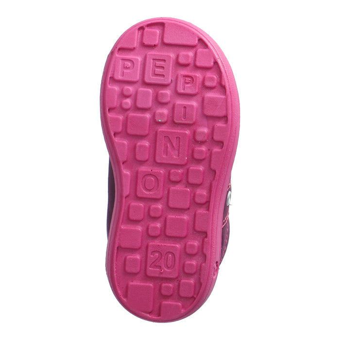 Ricosta Nippy Shoes | Leather Velcro Trainers | Merlot 2 Sole