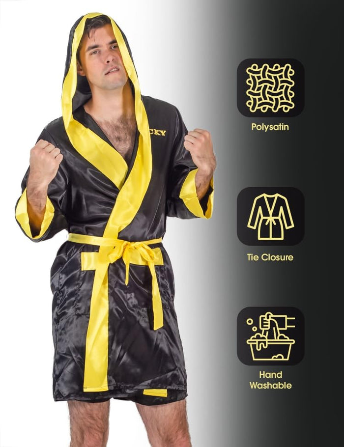 Rocky Italian Stallion Poly-Satin Halloween Cosplay Costume Robe