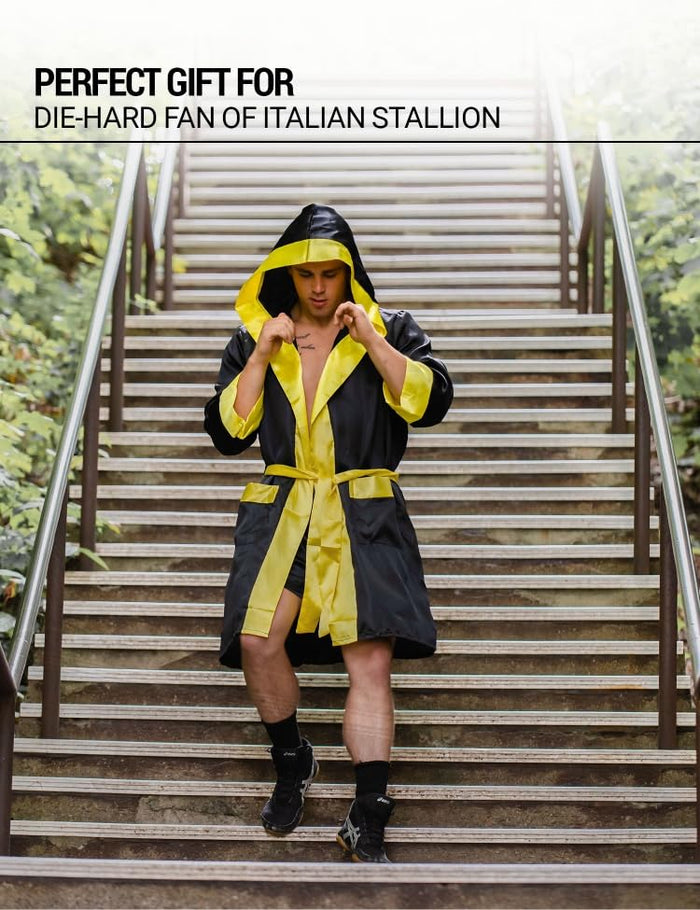 Rocky Italian Stallion Poly-Satin Halloween Cosplay Costume Robe