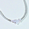 Rose Quartz Beaded Necklace | Heart Stone of Love