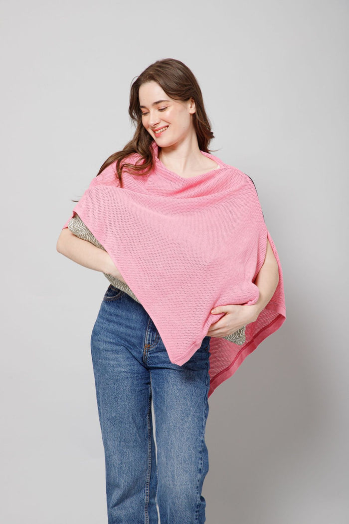 Rosy Pink Honeycomb Feeding & Nursing Cover - House Of Zelena™