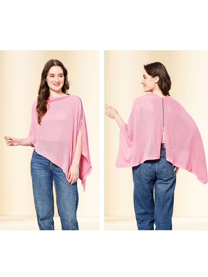 Rosy Pink Honeycomb Feeding & Nursing Cover - House Of Zelena™