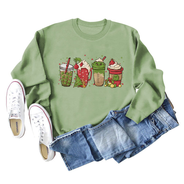 Olive green sweater (color picture) / S