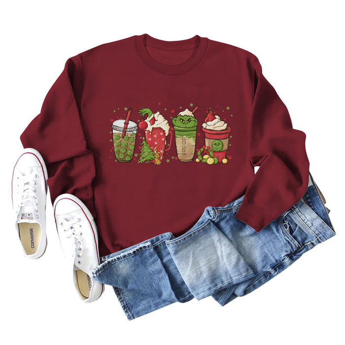 Wine red sweater (color picture) / S