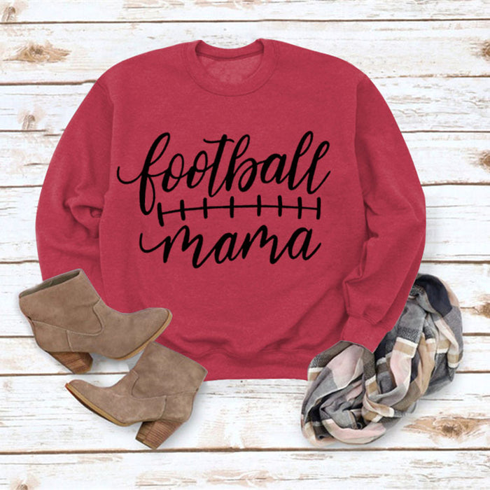 Red sweater (black font) / S
