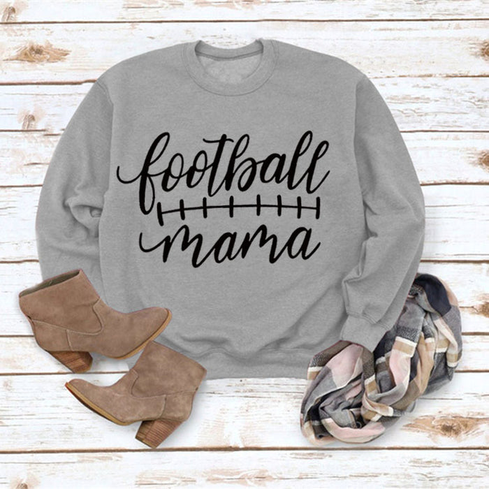 Grey sweater (black font) / S