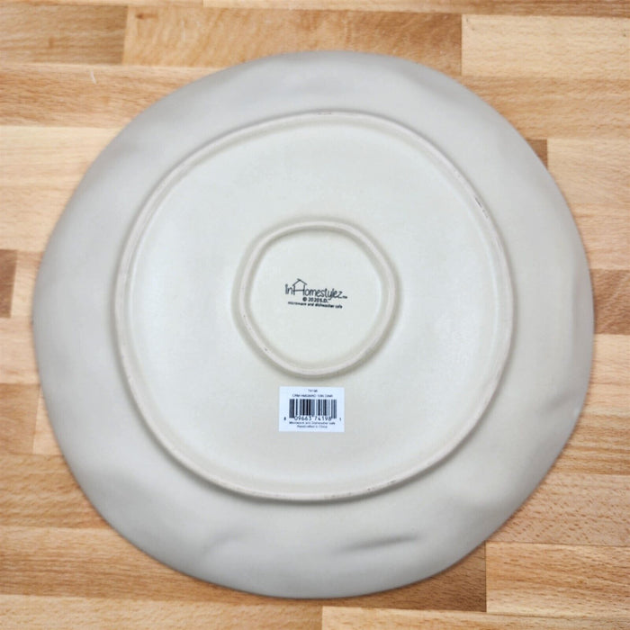 Ruby Throated Hummingbird Dinner and Salad Plate Set of 3 Embossed by Blue Sky