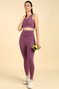 Ruched Cotton Rosewood Maternity Legging (Pregnancy & Postpartum) - Perfect Pregnancy Wear