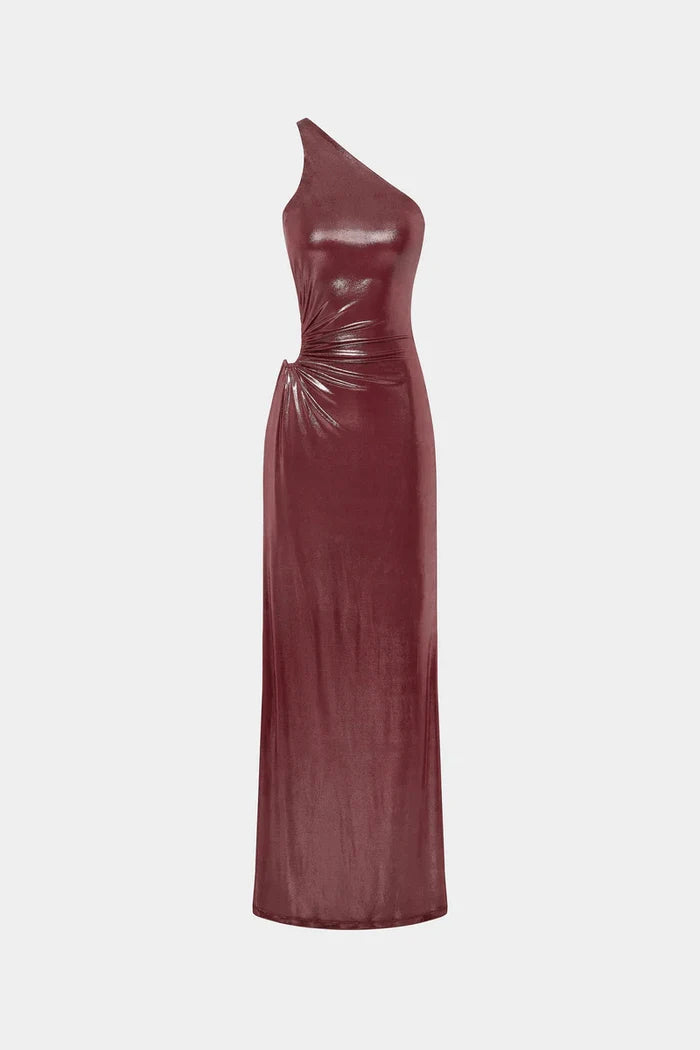 Sabine Foil Jersey Dress - SODA Fashion Haus