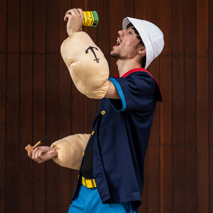 Sailor Man Muscle Spinach Arms with Anchor Tattoos Halloween Costume Accessory Costume Hand