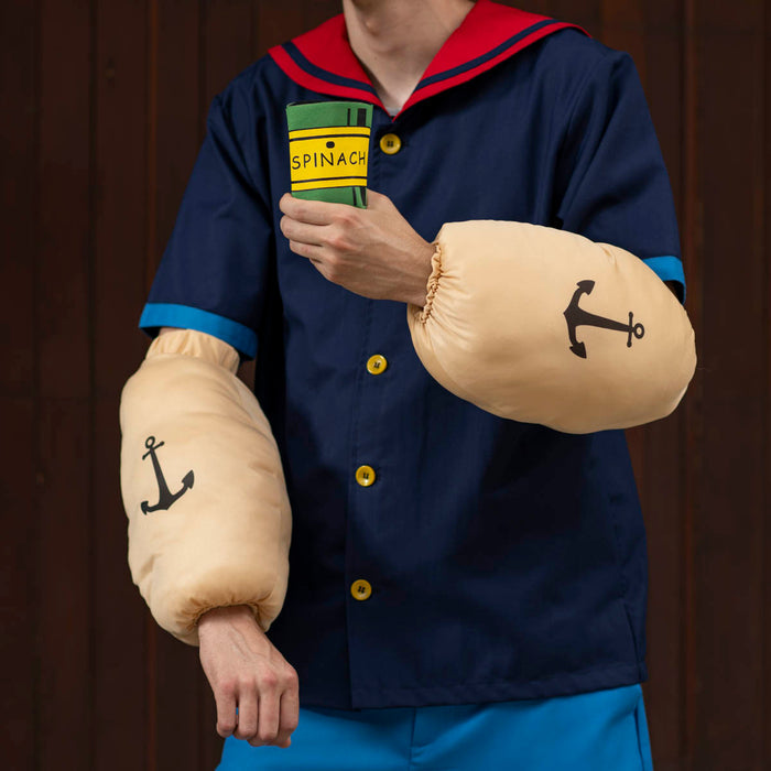 Sailor Man Muscle Spinach Arms with Anchor Tattoos Halloween Costume Accessory Costume Hand