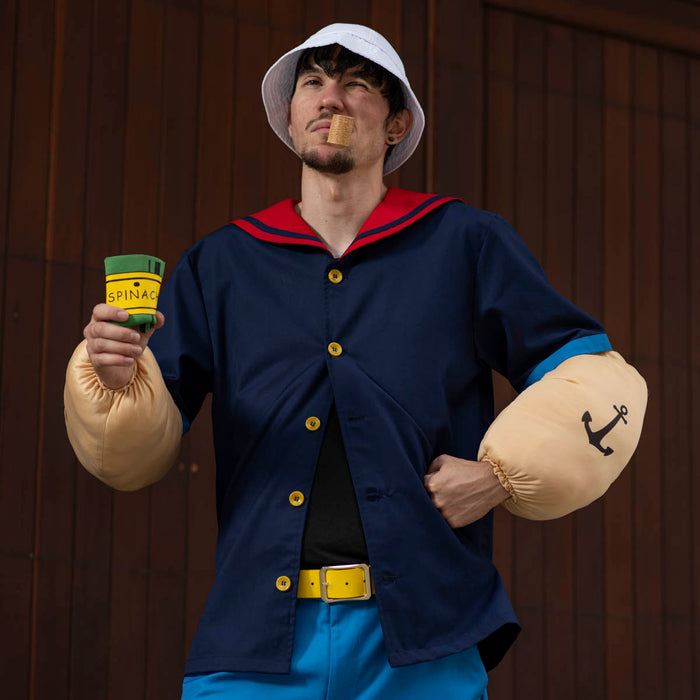 Sailor Man Muscle Spinach Arms with Anchor Tattoos Halloween Costume Accessory Costume Hand