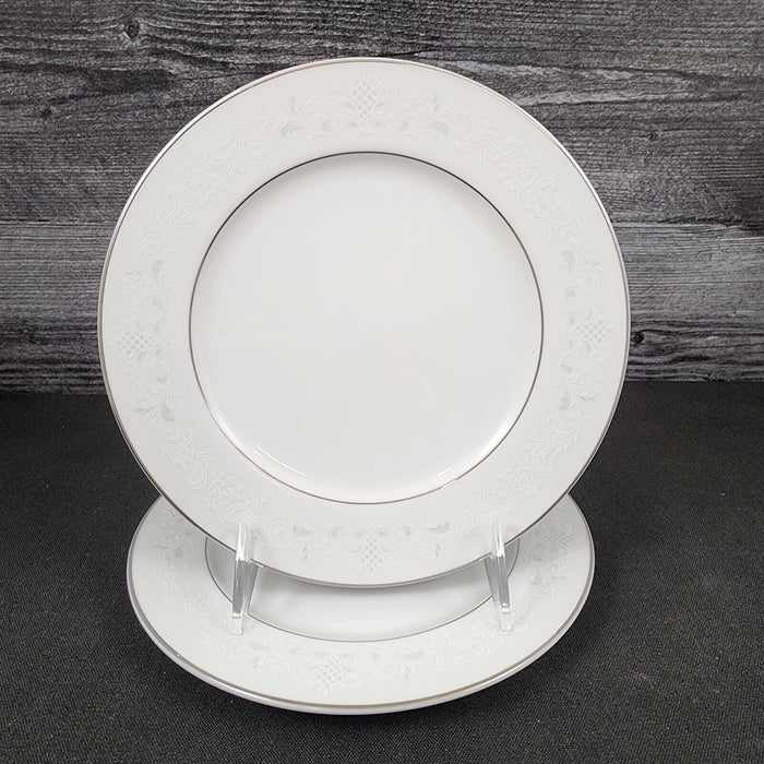 Sango Florence Bread & Butter Plate 2 Set 6.5" Gray Scrolls Japan 3646 Dishware