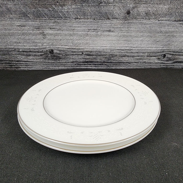 Sango Florence Bread & Butter Plate 2 Set 6.5" Gray Scrolls Japan 3646 Dishware
