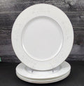 Sango Florence Dinner Plate 10 5/8" Set of 4 Gray Scrolls Japan 3646 Dishware