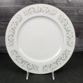 Sango Flower Garden Dinner Plate 10 5/8" Oxford Pink Blue Ceramic 535