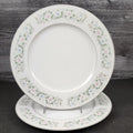 Sango Flower Garden Dinner Plate 10 5/8" Set of 2 Oxford Pink Blue Ceramic 535