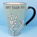 Sanora Cactus Sayings Coffee Mug Cup by Blue Sky Ceramic 21oz U Pick the Saying
