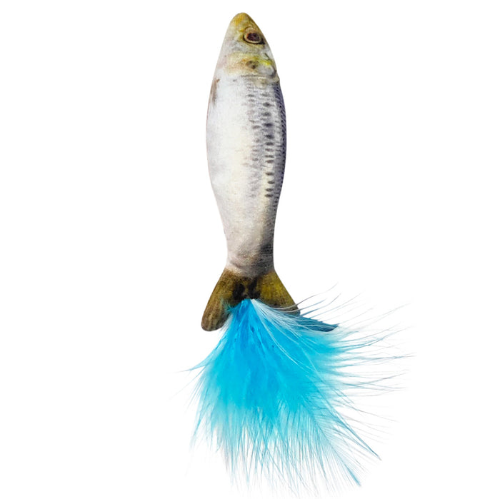 Cat with Sardine Cat Toy.