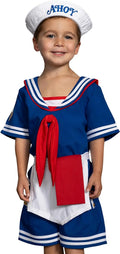 Scoops Ahoy Ice Cream Shop Sailor Kids Costume Set - TVStoreOnline