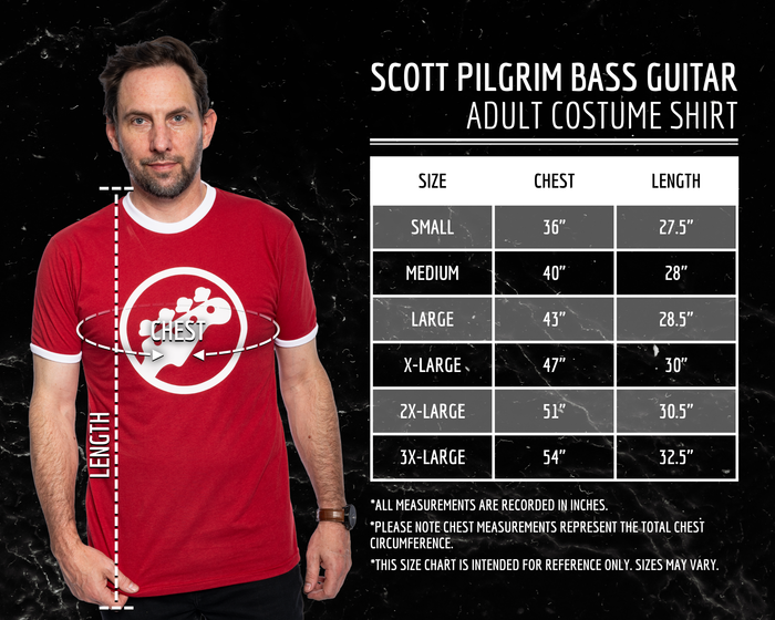 Scott Pilgrim vs. The World Rock Band Bass Guitar T-shirt
