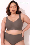 Sculpt & Lift Powermesh Nursing Bra - Chrome