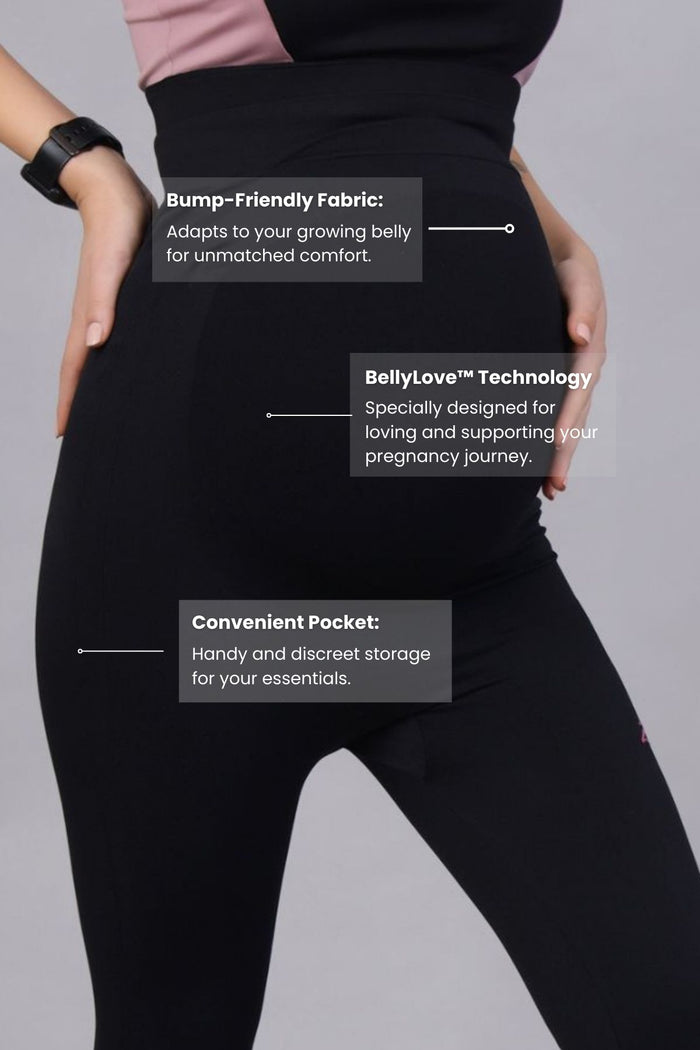 Black Leggings stretch; adaptable fabric moves with the body and supports movement.