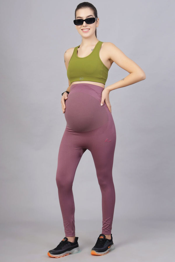 Tulipwood Leggings; leggings provide full leg and bump coverage for all-day comfort.