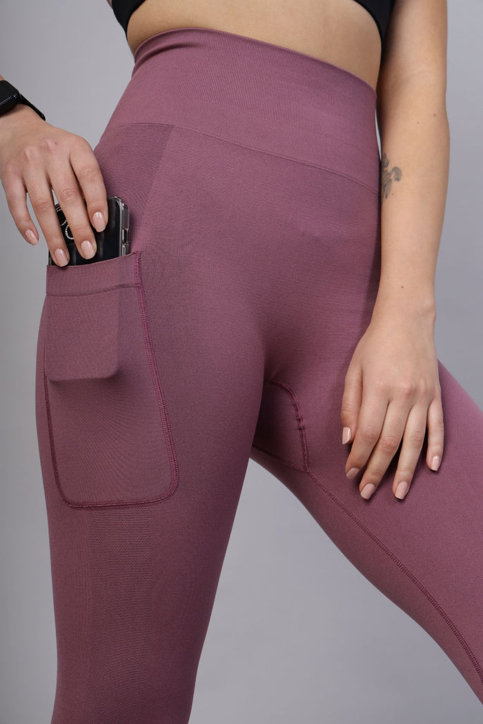 Tulipwood Leggings; seamless construction prevents chafing and irritation.