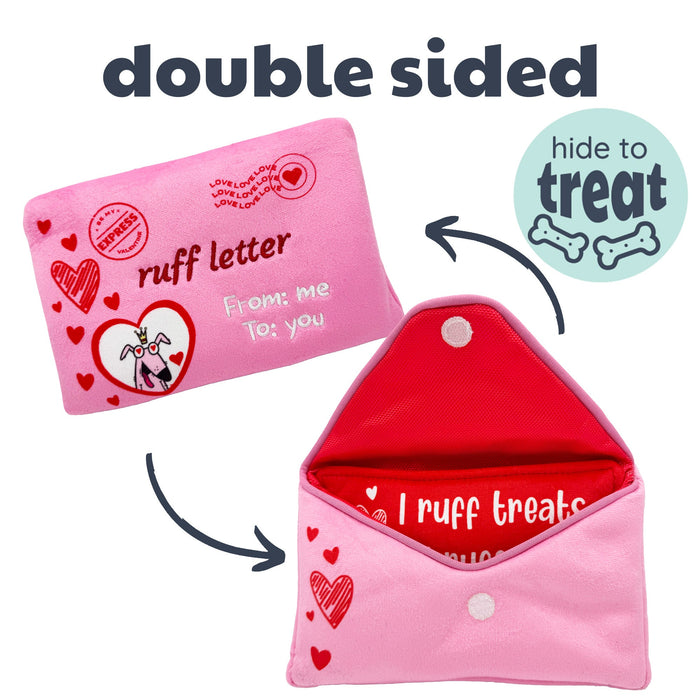Seek 'n Treat Ruff Letter Dog Toy (Double-Sided)