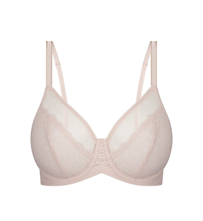 PINK TRIUMPH SHEER MINIMISER BRA