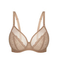 BEIGE TRIUMPH SHEER MINIMISER BRA
