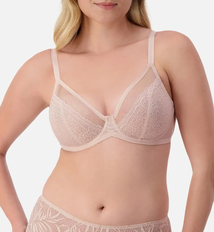 PINK TRIUMPH SHEER MINIMISER BRA