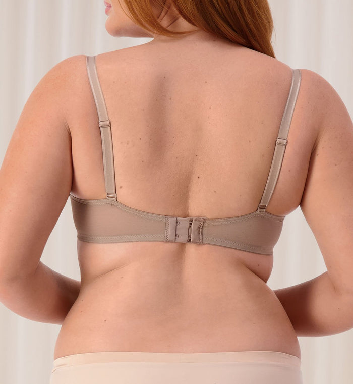 BEIGE TRIUMPH SHEER MINIMISER BRA