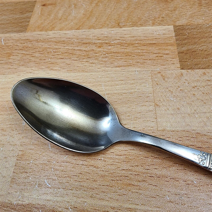 Shefield Plate Sunflower Design Set of 2 Spoon Silverplated Flatware 6 in (15cm)