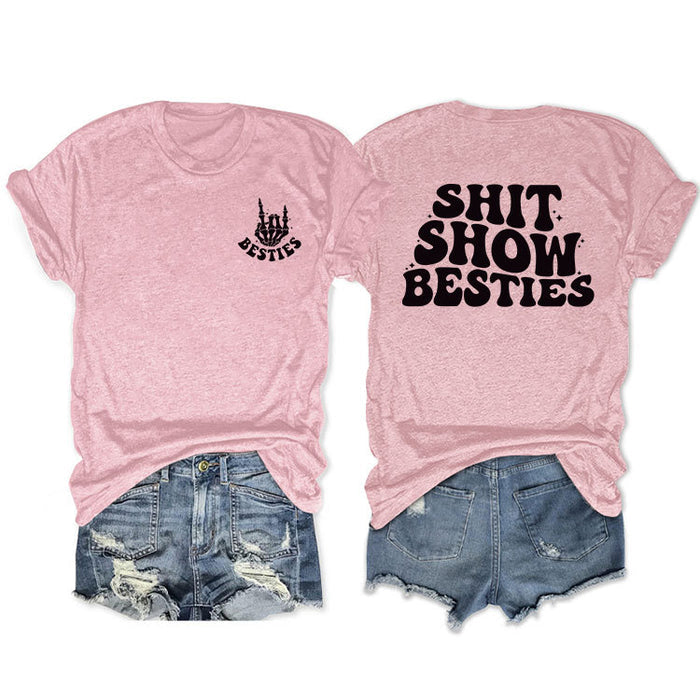 Pink front chest (black color) / S
