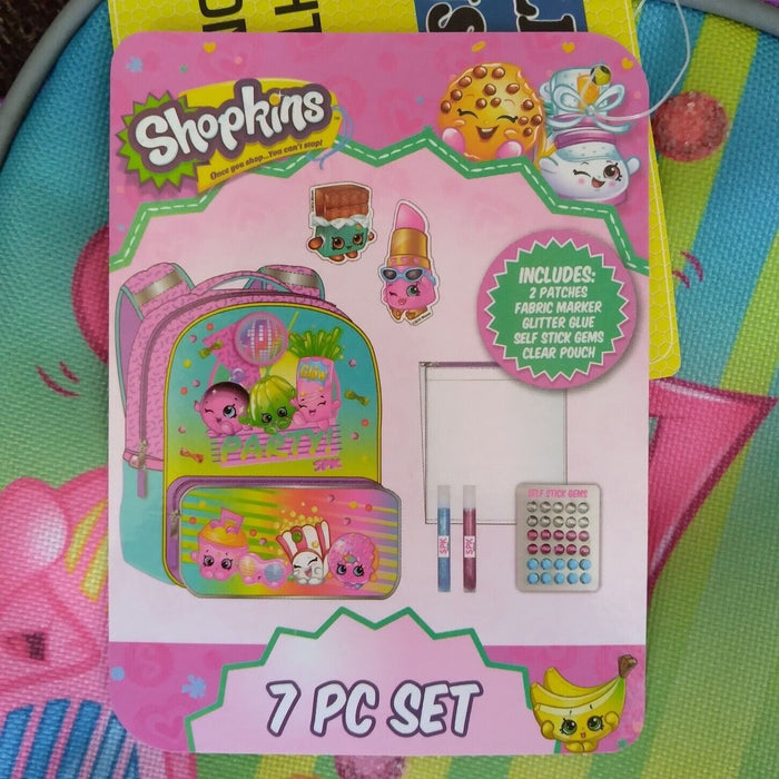 Shopkins Backpack 7 Piece Set 16 inch (41cm)