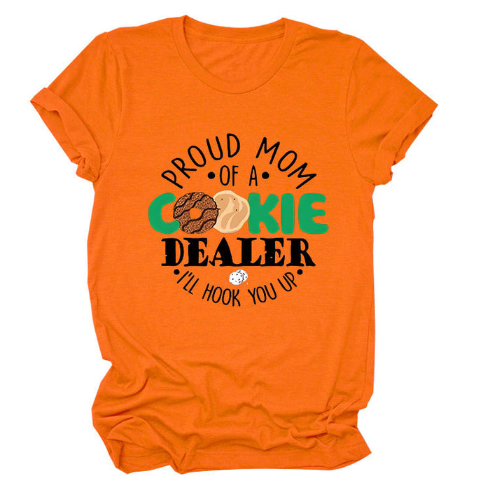 Orange (black letter color picture) / S