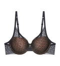 BLACK TRIUMPH SIGNATURE SHEER WIRED PADDED BRA