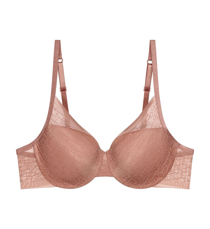 BEIGE TRIUMPH SIGNATURE SHEER WIRED PADDED BRA