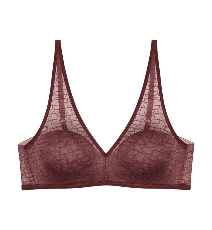 GREY TRIUMPH SIGNATURE SHEER WIREFREE BRA