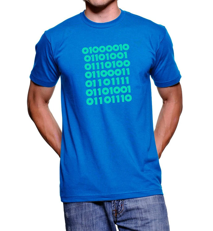 Silicon Valley Bitcoin in Binary T-shirt - TVStoreOnline