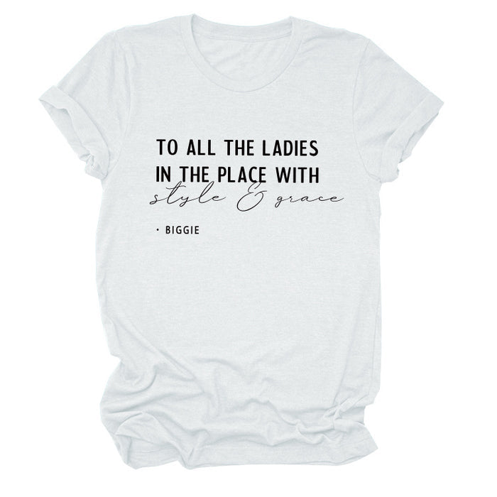 White (black font) / S
