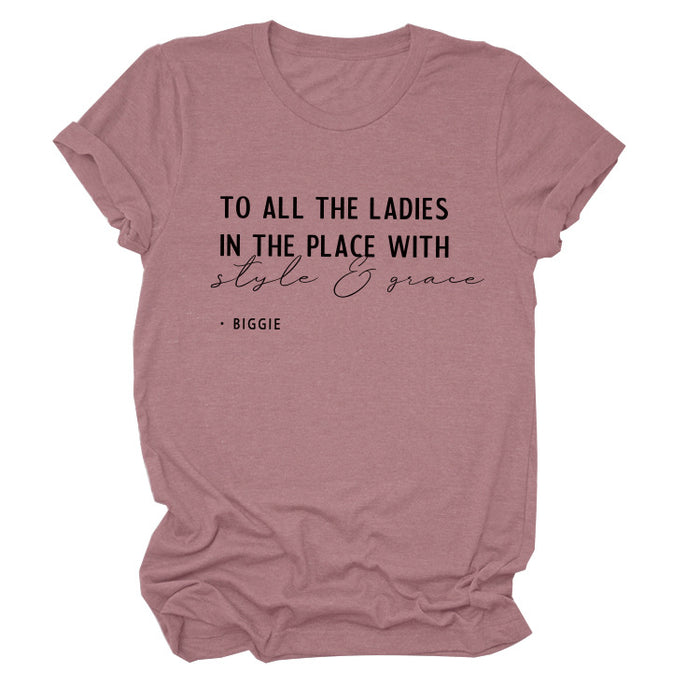 Rose gold (black font) / S