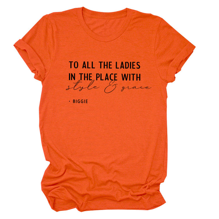 Orange (black font) / S